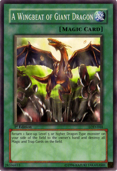 A Wingbeat of Giant Dragon [LOD-044] Common - Evolution TCG