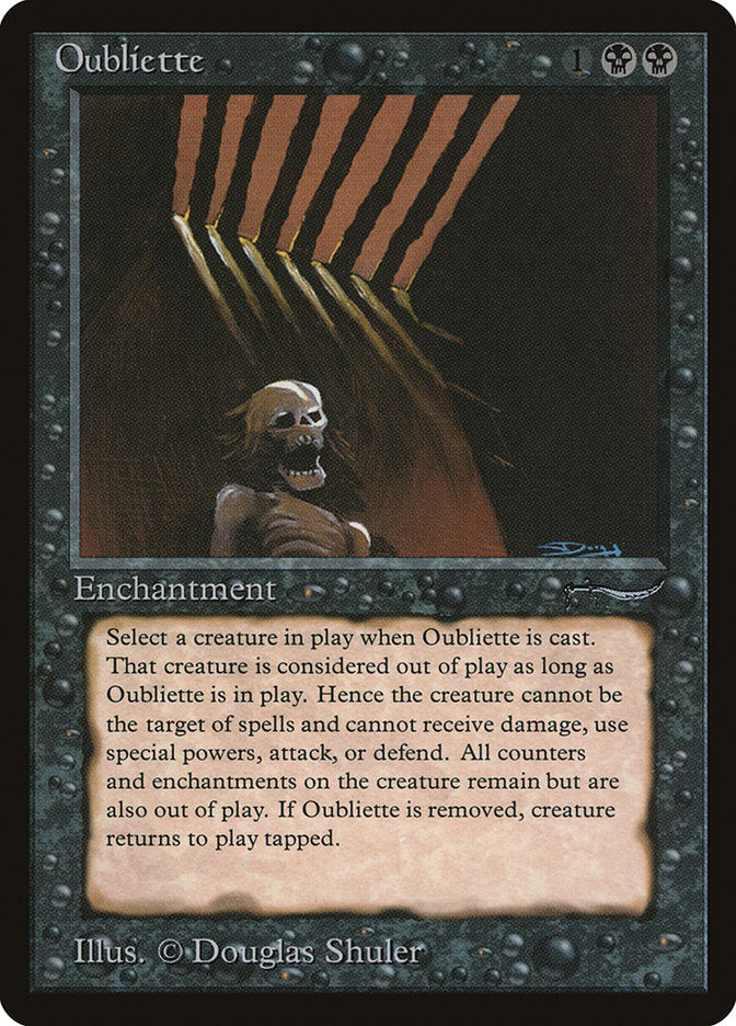 Oubliette (Dark Mana Cost) [Arabian Nights] - Evolution TCG