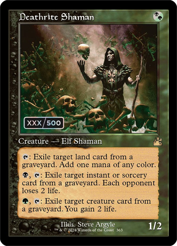 Deathrite Shaman (Retro) (Serialized) [Ravnica Remastered] - Evolution TCG
