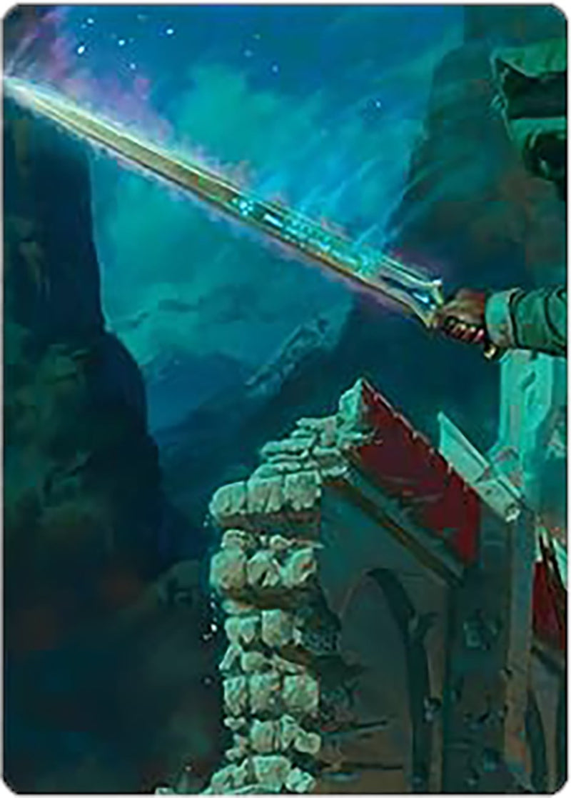 Anduril, Narsil Reforged Art Card [The Lord of the Rings: Tales of Middle-earth Art Series] - Evolution TCG