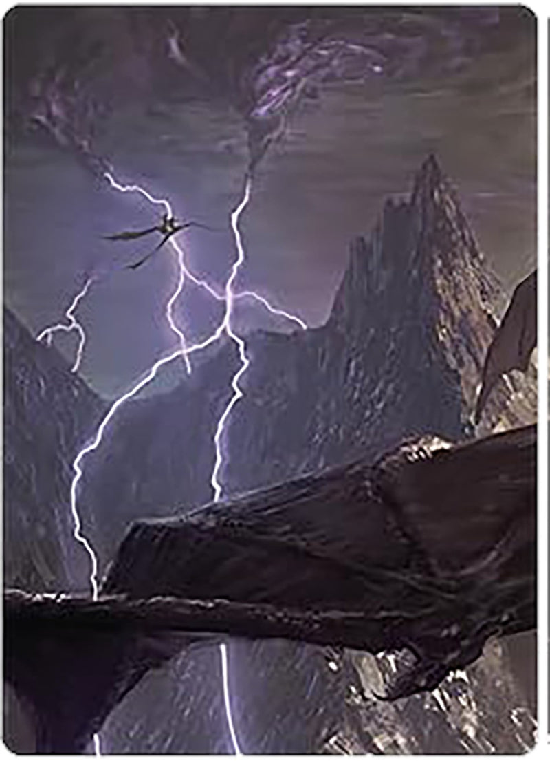 Call Forth the Tempest Art Card [The Lord of the Rings: Tales of Middle-earth Art Series] - Evolution TCG