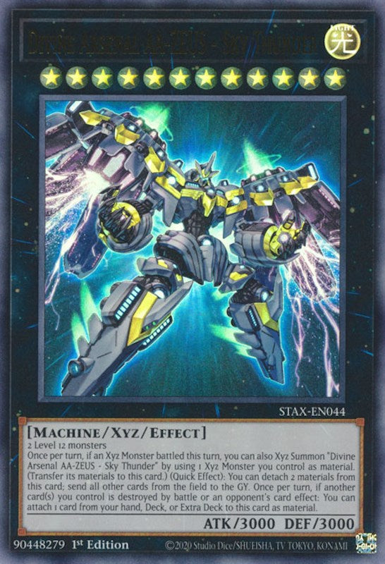 Divine Arsenal AA-ZEUS - Sky Thunder [STAX-EN044] Ultra Rare - Evolution TCG
