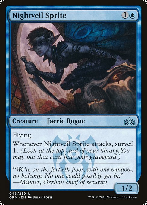 Nightveil Sprite [Guilds of Ravnica] - Evolution TCG