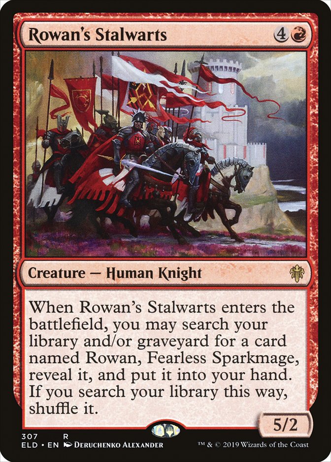 Rowan's Stalwarts [Throne of Eldraine] - Evolution TCG
