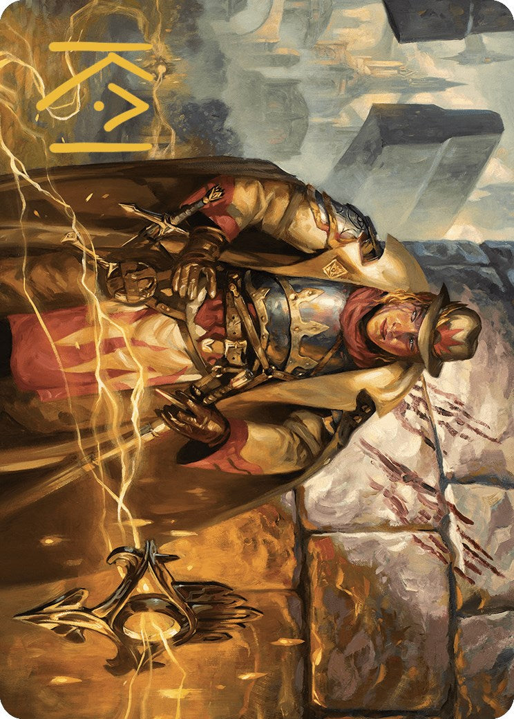 Tenth District Hero Art Card (Gold-Stamped Signature) [Murders at Karlov Manor Art Series] - Evolution TCG