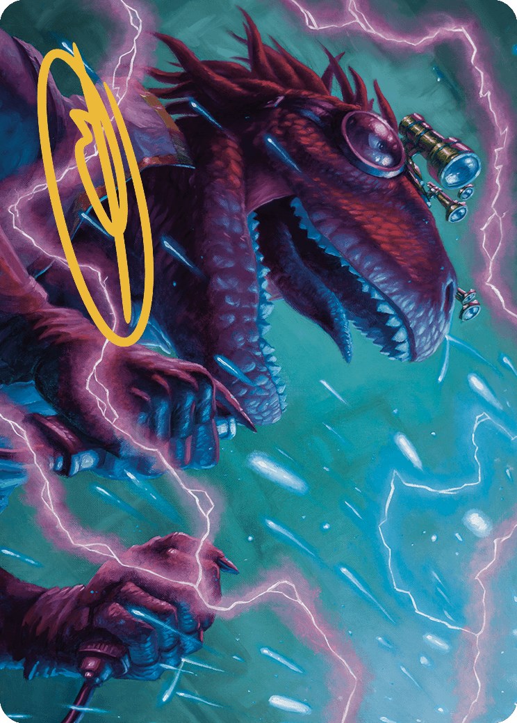 Kylox, Visionary Inventor Art Card (Gold-Stamped Signature) [Murders at Karlov Manor Art Series] - Evolution TCG