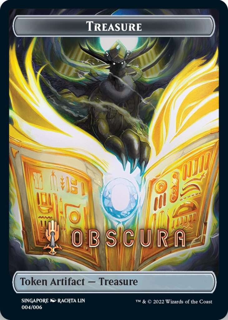 Treasure Token (Obscura) (Southeast Asia Artists) [Streets of New Capenna Tokens] - Evolution TCG