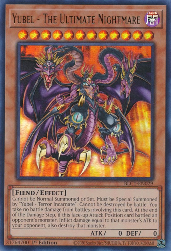 Yubel - The Ultimate Nightmare [BLC1-EN029] Ultra Rare - Evolution TCG