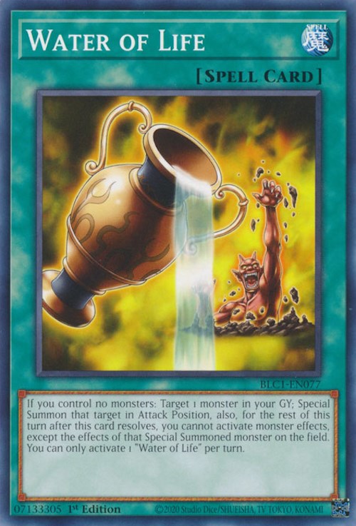 Water of Life [BLC1-EN077] Common - Evolution TCG