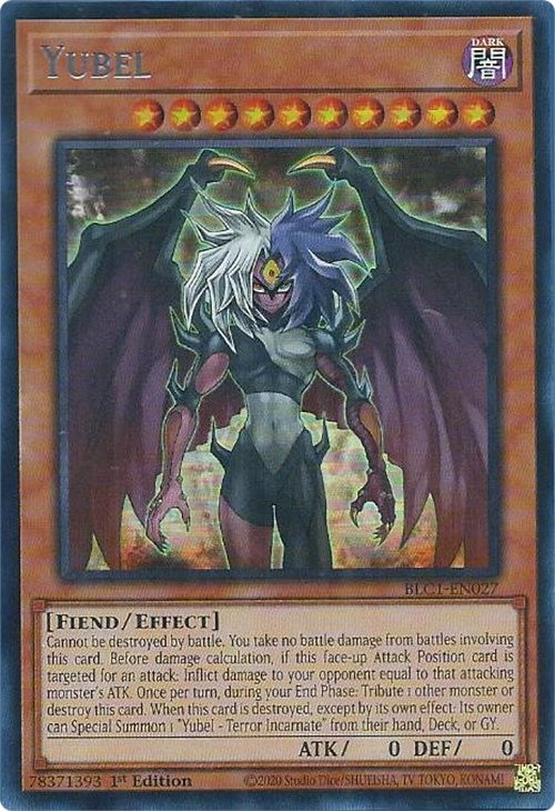 Yubel (Silver) [BLC1-EN027] Ultra Rare - Evolution TCG