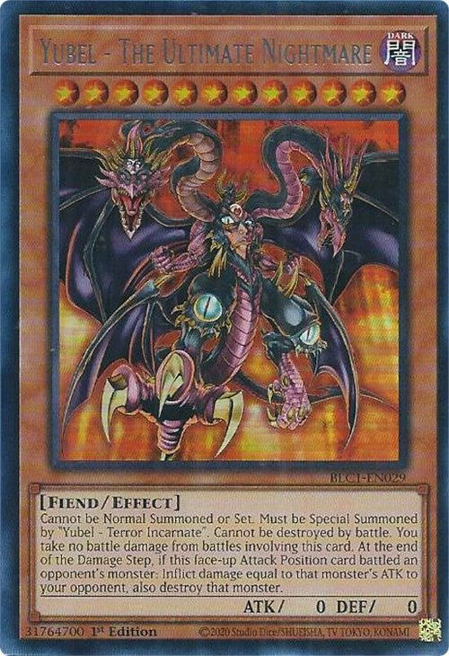 Yubel - The Ultimate Nightmare (Silver) [BLC1-EN029] Ultra Rare - Evolution TCG