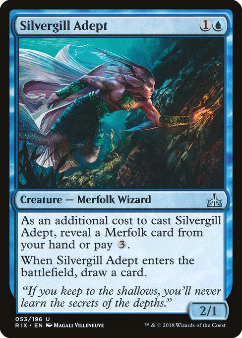 Silvergill Adept [Rivals of Ixalan] - Evolution TCG