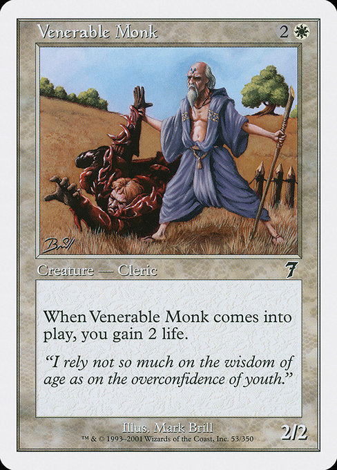 Venerable Monk [Seventh Edition] - Evolution TCG