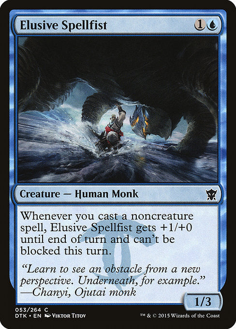 Elusive Spellfist [Dragons of Tarkir] - Evolution TCG