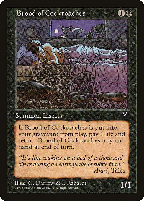Brood of Cockroaches [Visions] - Evolution TCG