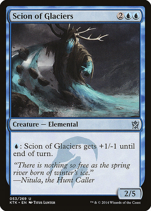 Scion of Glaciers [Khans of Tarkir] - Evolution TCG