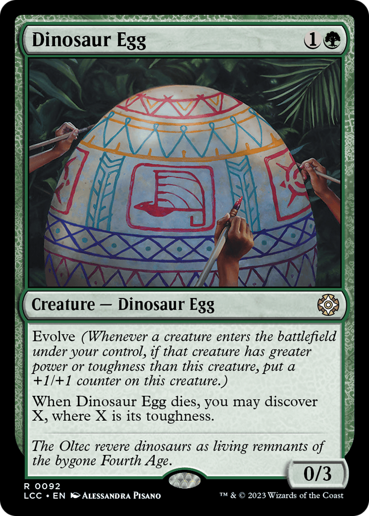 Dinosaur Egg [The Lost Caverns of Ixalan Commander] - Evolution TCG