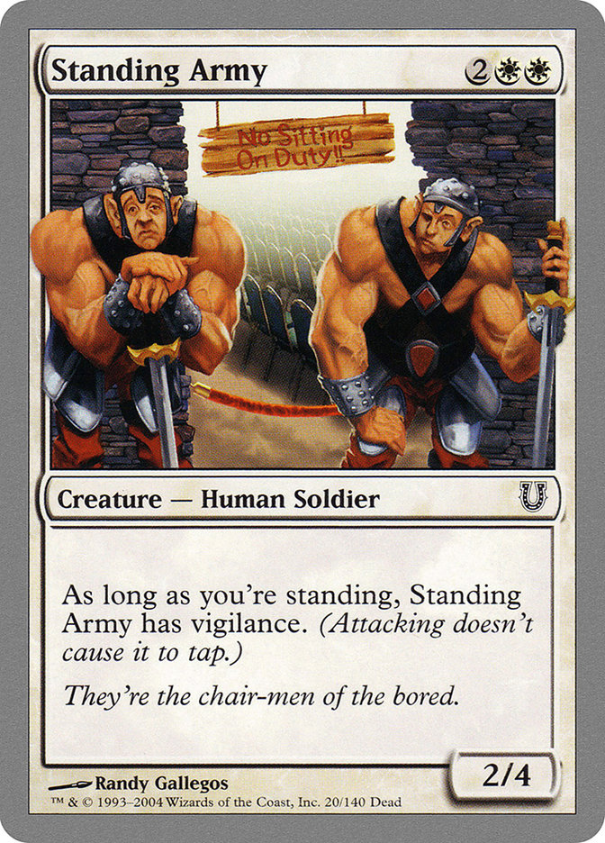Standing Army [Unhinged] - Evolution TCG