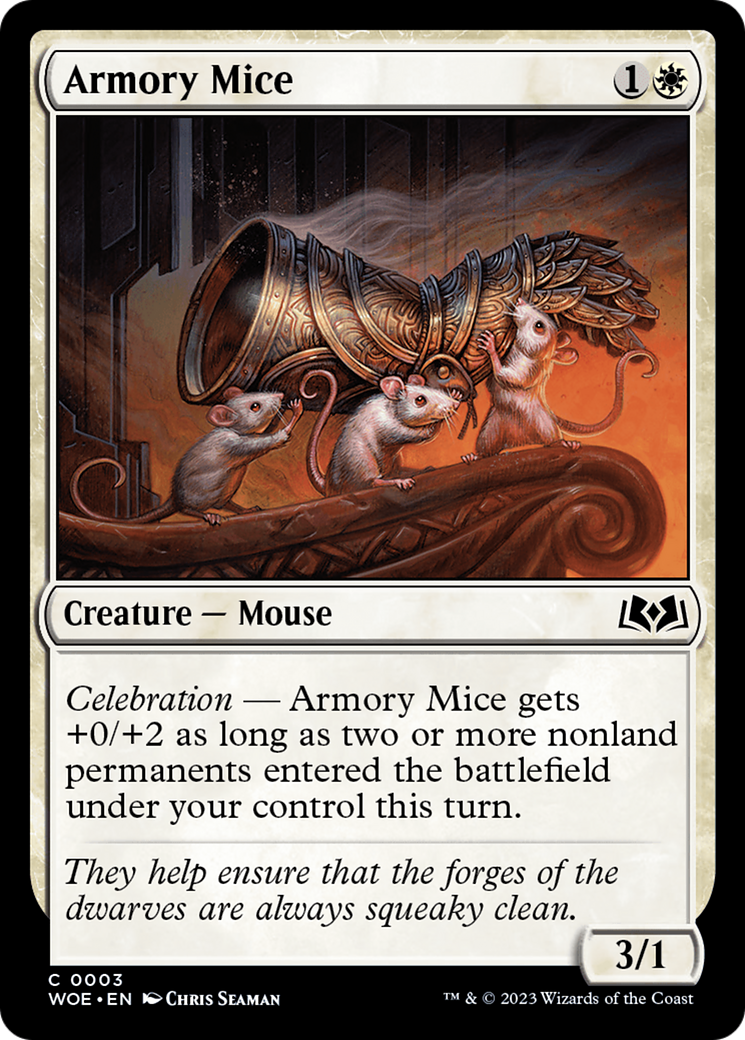 Armory Mice [Wilds of Eldraine] - Evolution TCG