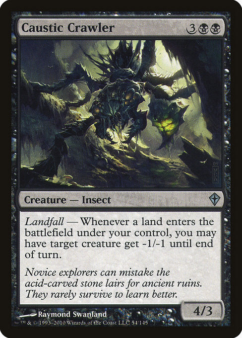 Caustic Crawler [Worldwake] - Evolution TCG