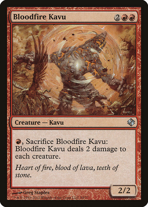 Bloodfire Kavu [Duel Decks: Venser vs. Koth] - Evolution TCG