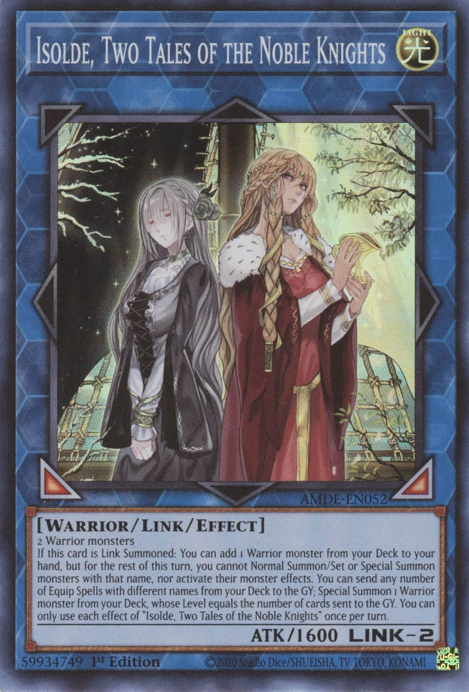 Isolde, Two Tales of the Noble Knights [AMDE-EN052] Super Rare - Evolution TCG