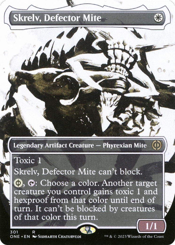 Skrelv, Defector Mite (Borderless Ichor) [Phyrexia: All Will Be One] - Evolution TCG