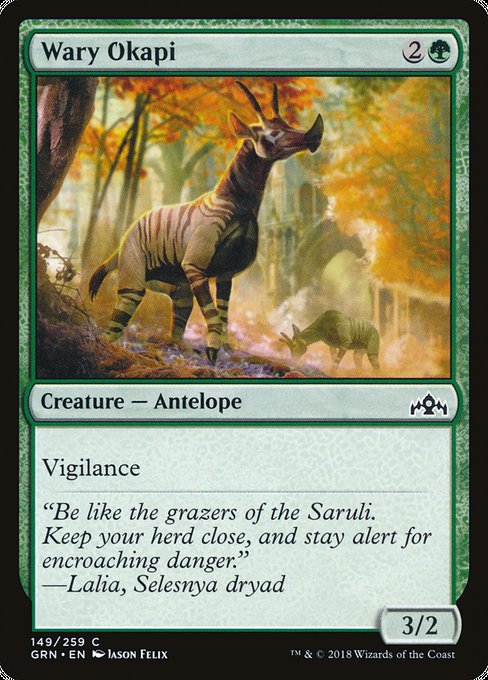 Wary Okapi [Guilds of Ravnica] - Evolution TCG