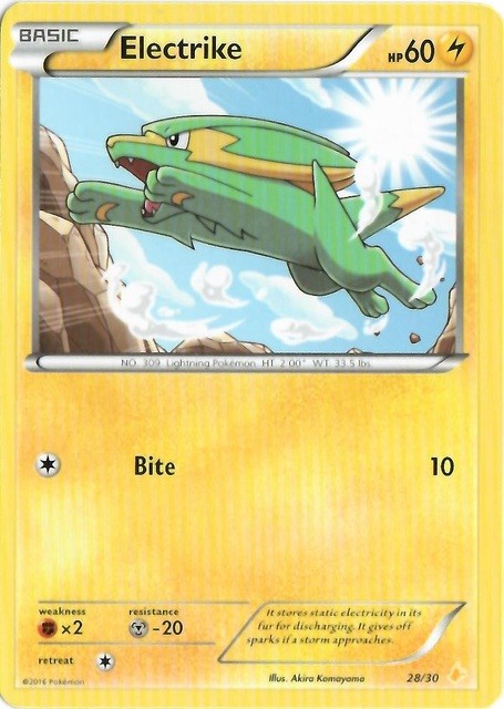Electrike (28/30) [XY: Trainer Kit 3 - Pikachu Libre] - Evolution TCG
