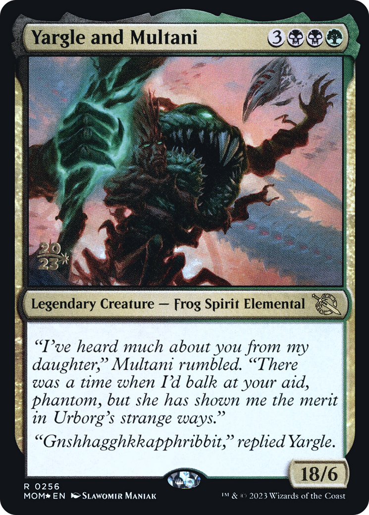 Yargle and Multani [March of the Machine Prerelease Promos] - Evolution TCG