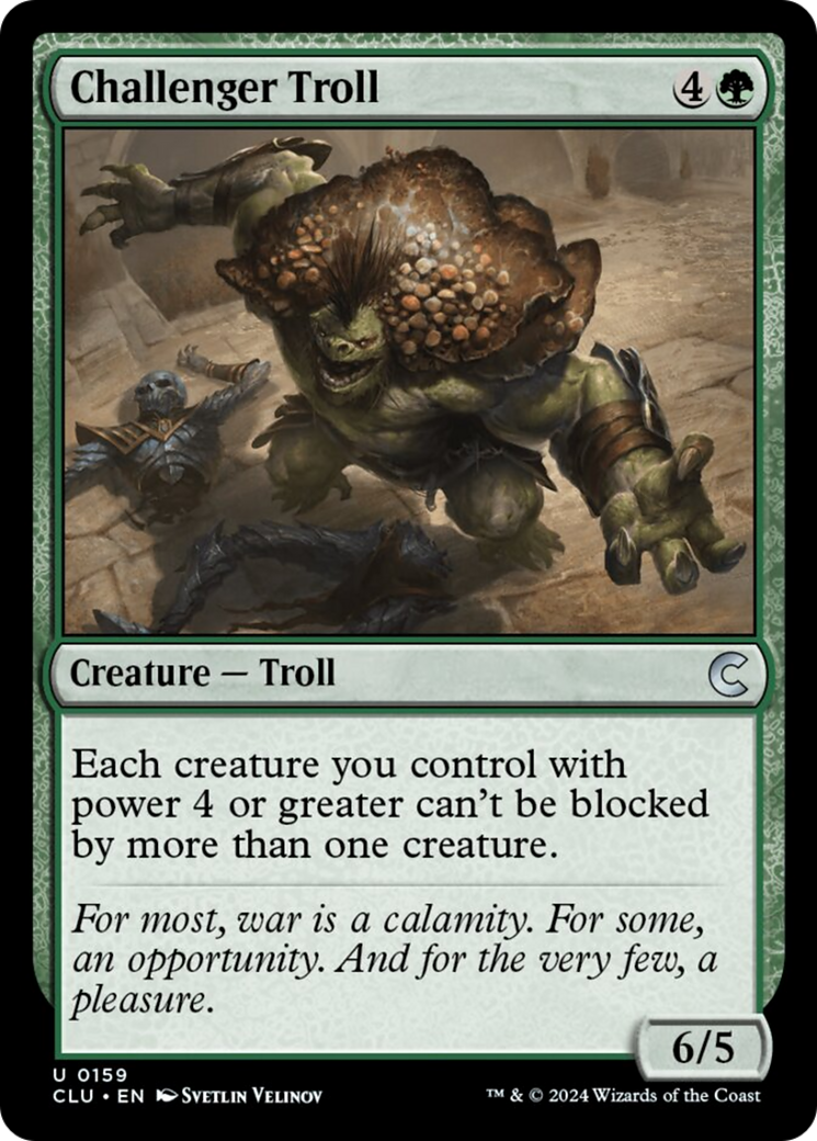 Challenger Troll [Ravnica: Clue Edition] - Evolution TCG