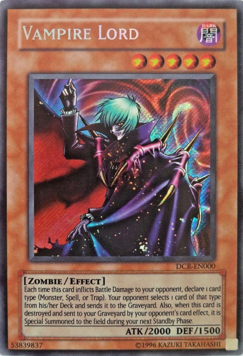 Vampire Lord [DCR-EN000] Secret Rare - Evolution TCG