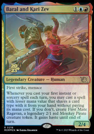 Baral and Kari Zev [March of the Machine Prerelease Promos] - Evolution TCG