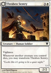 Thraben Sentry // Thraben Militia [Innistrad] - Evolution TCG