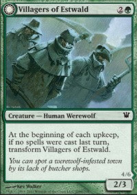 Villagers of Estwald // Howlpack of Estwald [Innistrad] - Evolution TCG