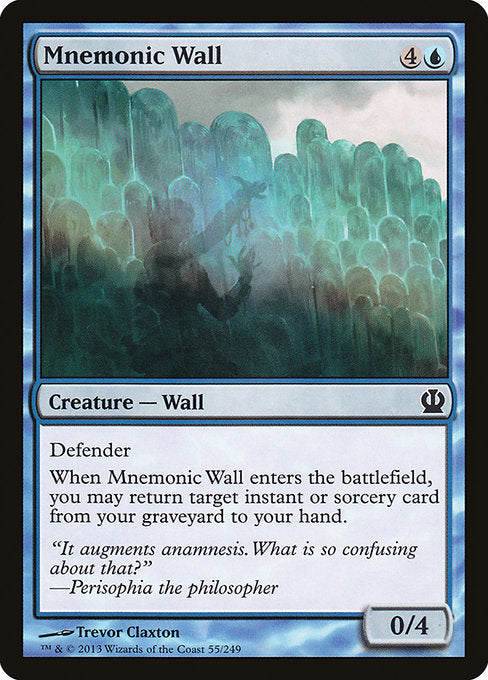 Mnemonic Wall [Theros] - Evolution TCG