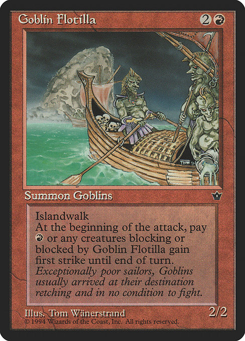 Goblin Flotilla [Fallen Empires] - Evolution TCG