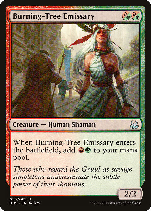 Burning-Tree Emissary [Duel Decks: Mind vs. Might] - Evolution TCG