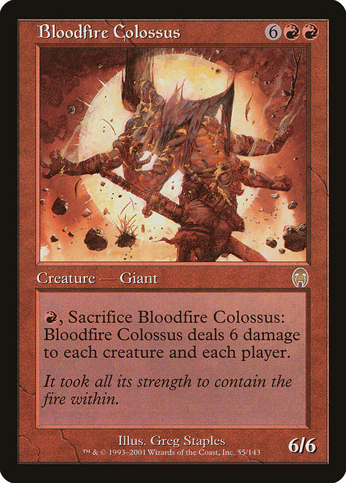 Bloodfire Colossus [Apocalypse] - Evolution TCG