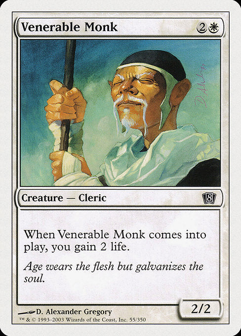 Venerable Monk [Eighth Edition] - Evolution TCG