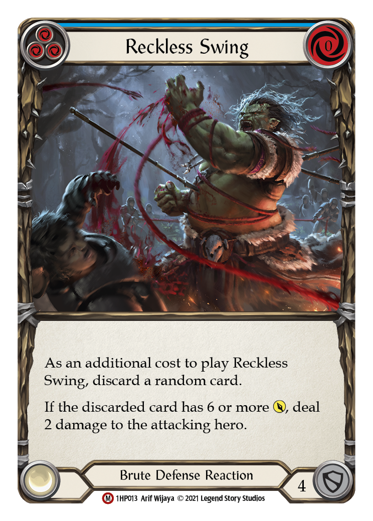 Reckless Swing [1HP013] (History Pack 1) - Evolution TCG