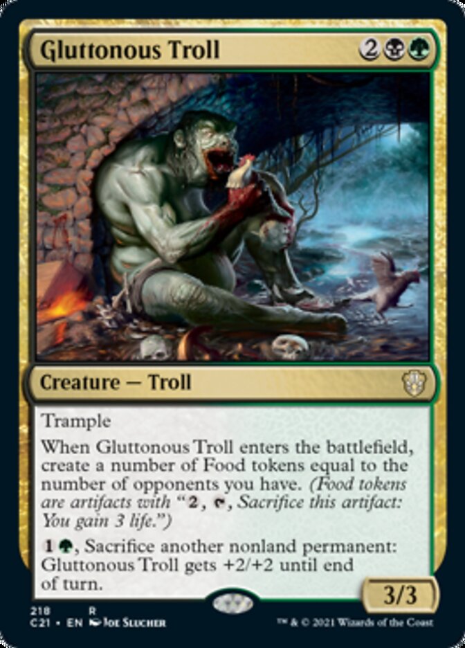 Gluttonous Troll [Commander 2021] - Evolution TCG