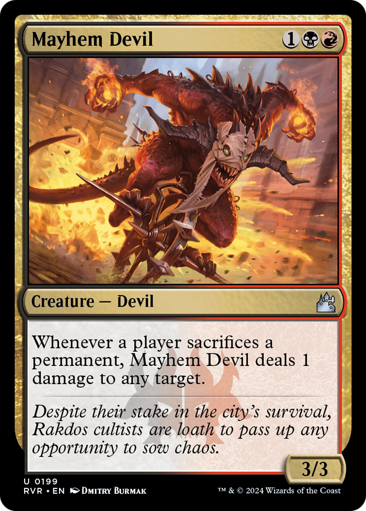 Mayhem Devil [Ravnica Remastered] - Evolution TCG