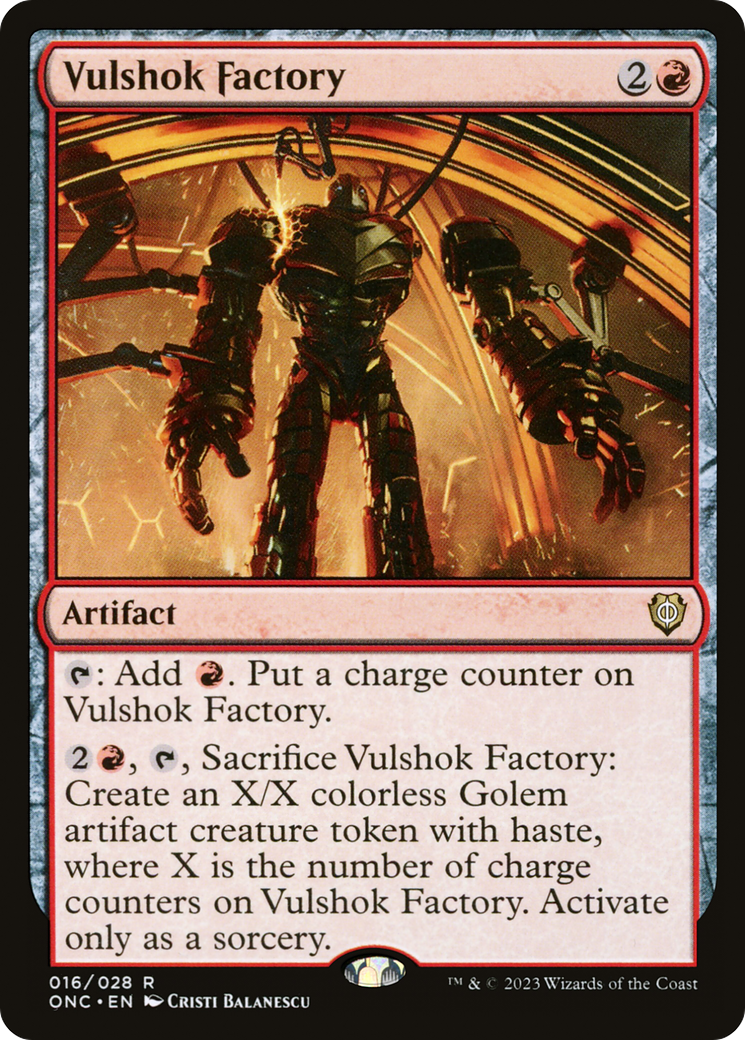 Vulshok Factory [Phyrexia: All Will Be One Commander] - Evolution TCG