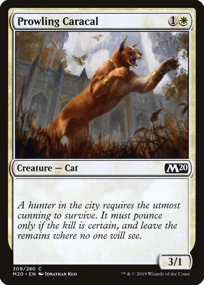 Prowling Caracal [Core Set 2020] - Evolution TCG