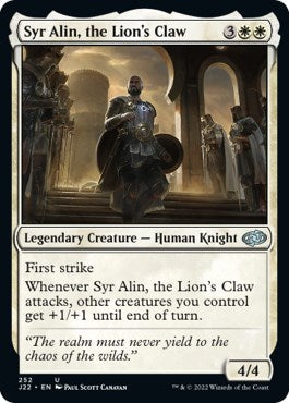 Syr Alin, the Lion's Claw [Jumpstart 2022] - Evolution TCG