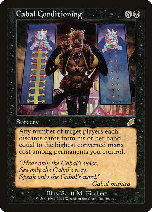 Cabal Conditioning [Scourge] - Evolution TCG