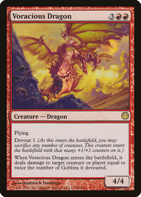 Voracious Dragon [Duel Decks: Knights vs. Dragons] - Evolution TCG