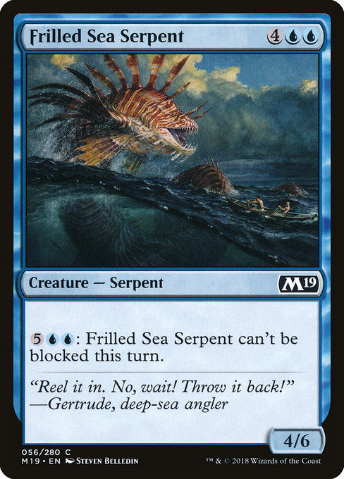 Frilled Sea Serpent [Core Set 2019] - Evolution TCG