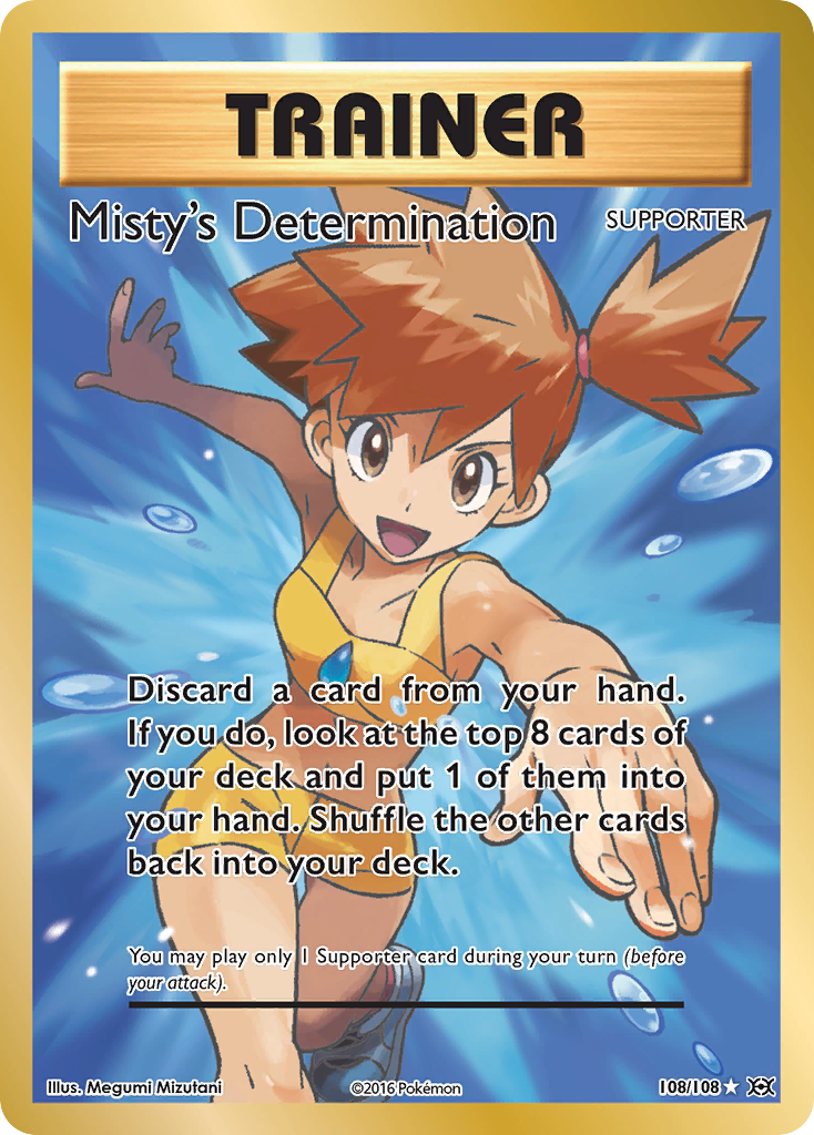 Misty's Determination (108/108) [XY: Evolutions] - Evolution TCG